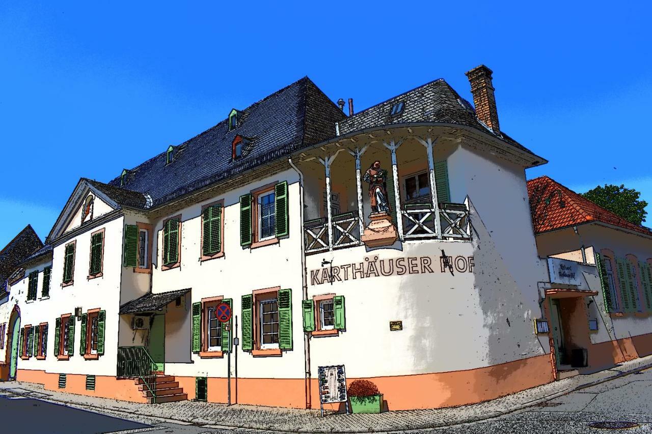 Hotel Karthaeuser Hof Floersheim am Main Exteriör bild